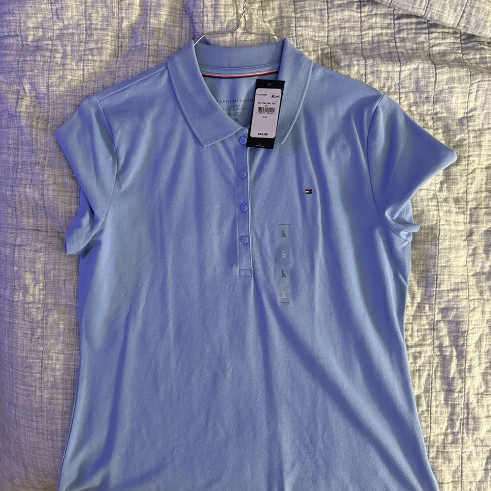 Tommy Hilfiger Light Blue Polo Shirt